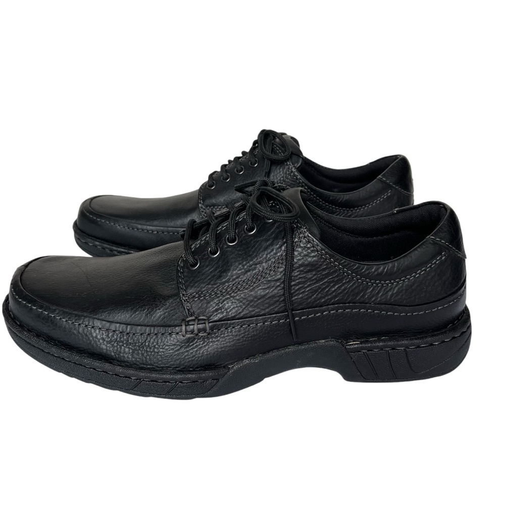 Rockport Mens Leather Shoes Lace Up Size 11W Black